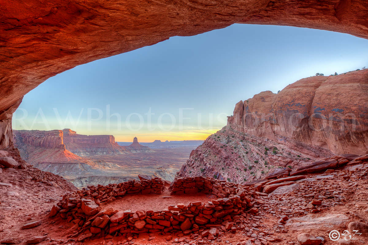 False Kiva, Alcove, Island in the Sky, Canyonlands National Park, Canyonlads