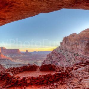 False Kiva, Alcove, Island in the Sky, Canyonlands National Park, Canyonlads
