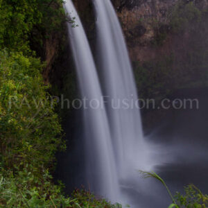 Wailua Waterfall, Wailua Falls, Kuaui, Hawaii Waterfalls